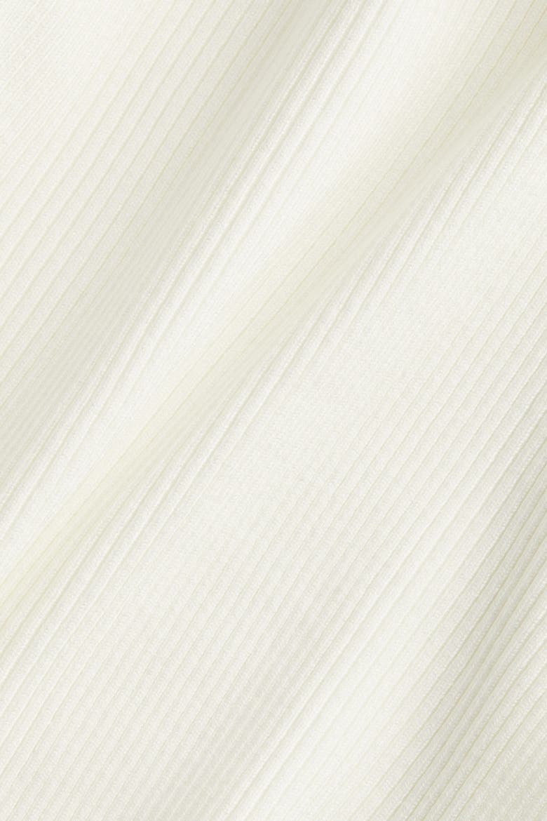 Rib-knit Off-the-shoulder Top, Alternate, color, White