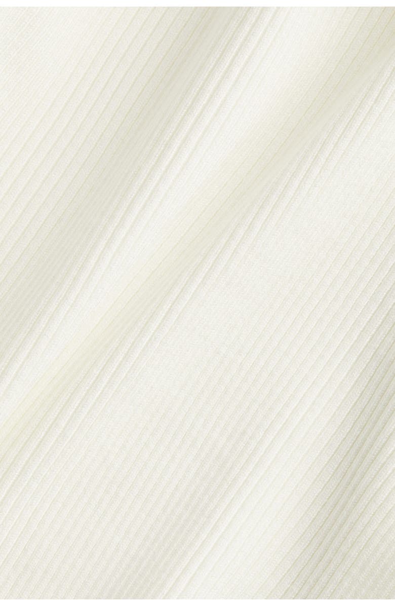 H&M Rib-knit Off-the-shoulder Top, Alternate, color, White