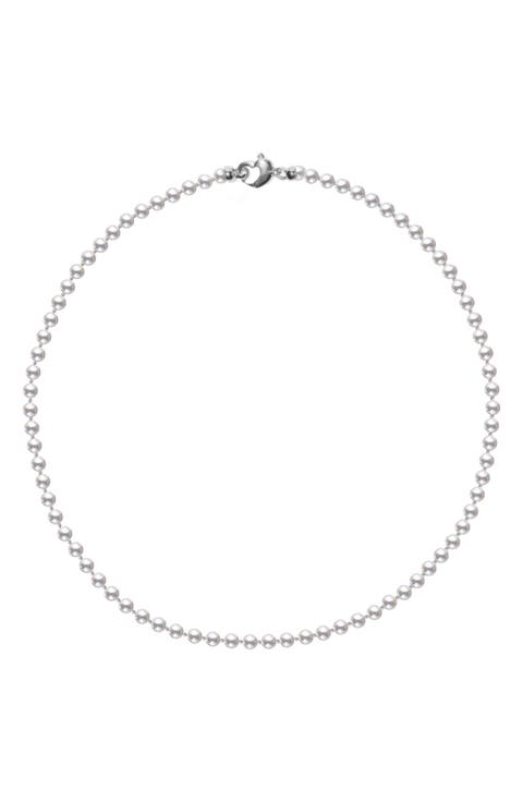 Mini Akoya Pearl Necklace