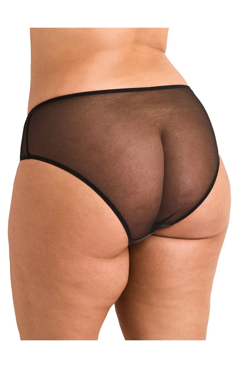 Brittani Hipster Panties, Alternate, color, Black