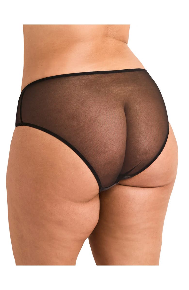 Adore Me Brittani Hipster Panties, Alternate, color, Black