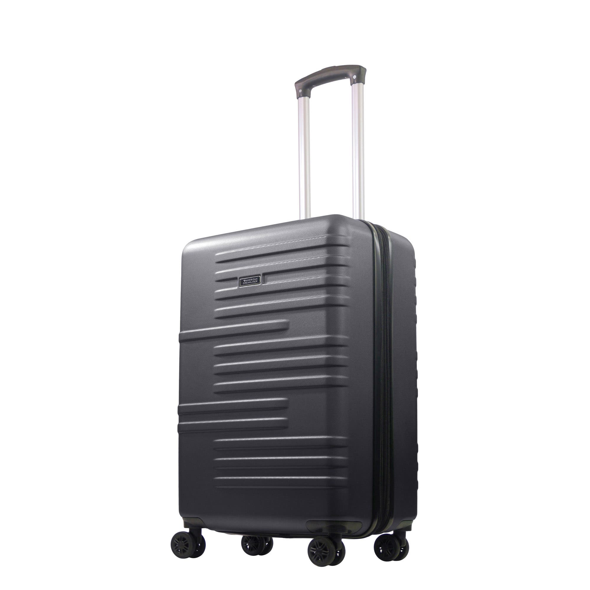 American Dreamliner 26.5" Hardside Luggage with Expansion, Main, color, Black