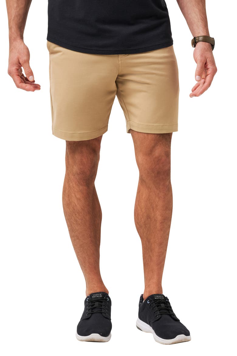 Stretchknit 8-Inch Shorts, Main, color, KHAKI