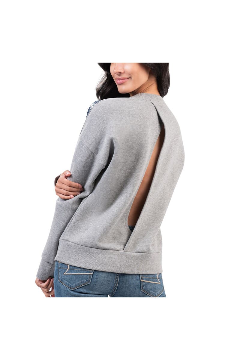 G-III 4HER BY CARL BANKS Women's G-III 4Her by Carl Banks Gray Nashville Predators Penalty Box Pullover Sweatshirt, Alternate, color, Gray