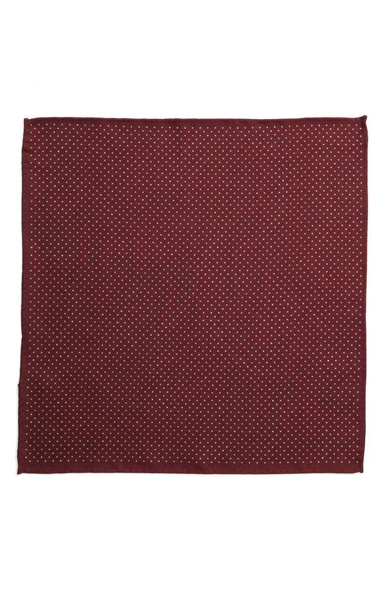 NORDSTROM MEN'S SHOP Reversible Paisley Silk Pocket Square, Alternate, color, 