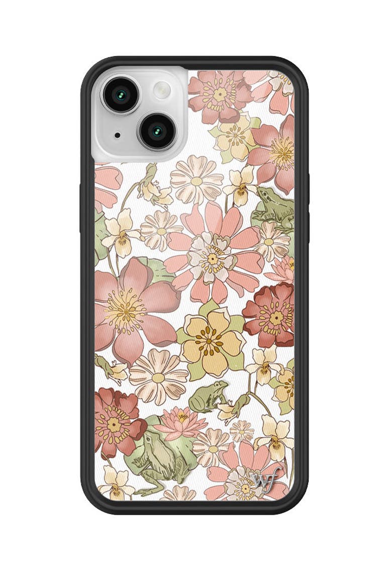 Lilypad Floral iPhone Case, Alternate, color, Green