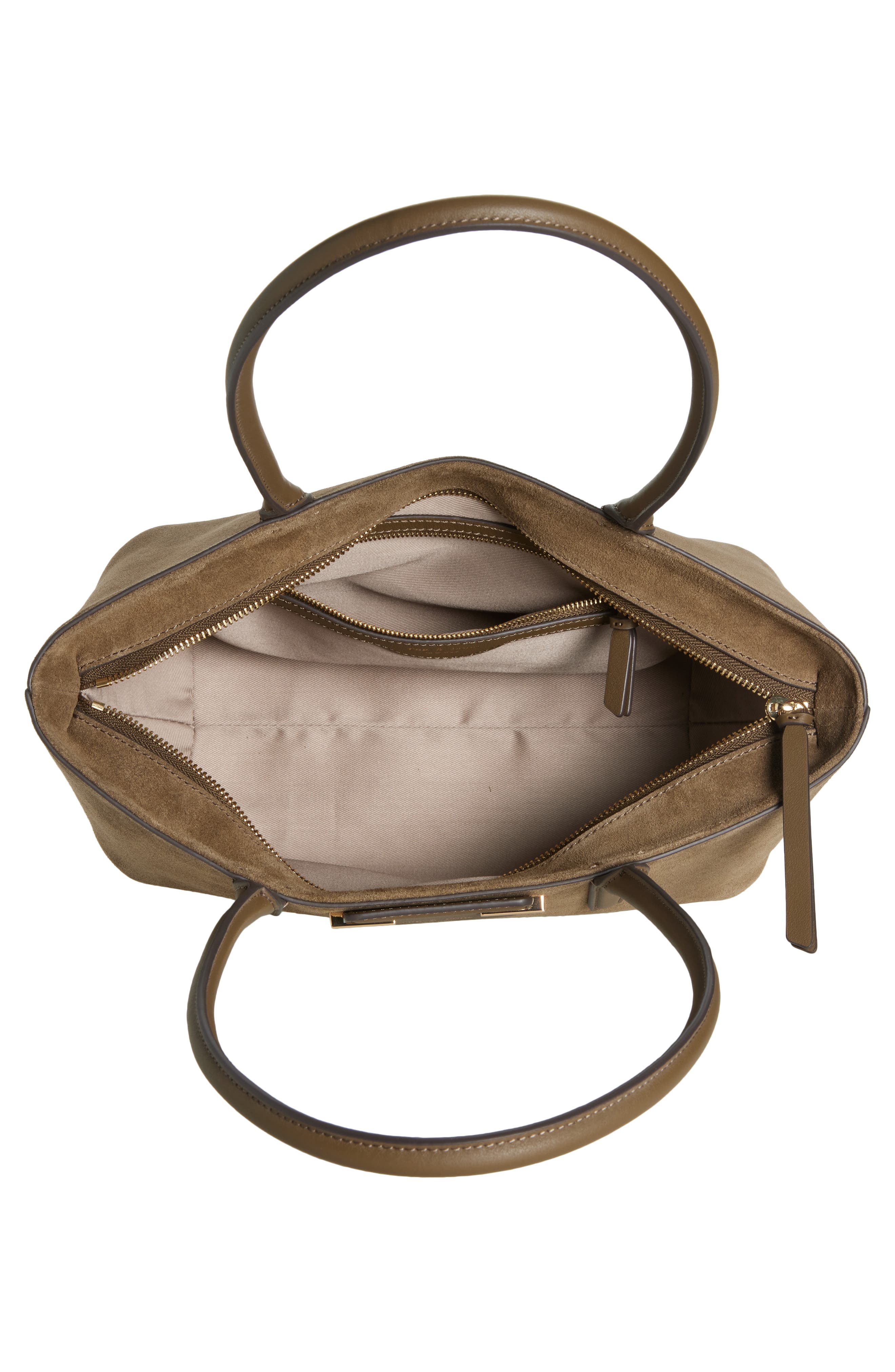 Realm Suede Satchel, Alternate, color, CEDAR