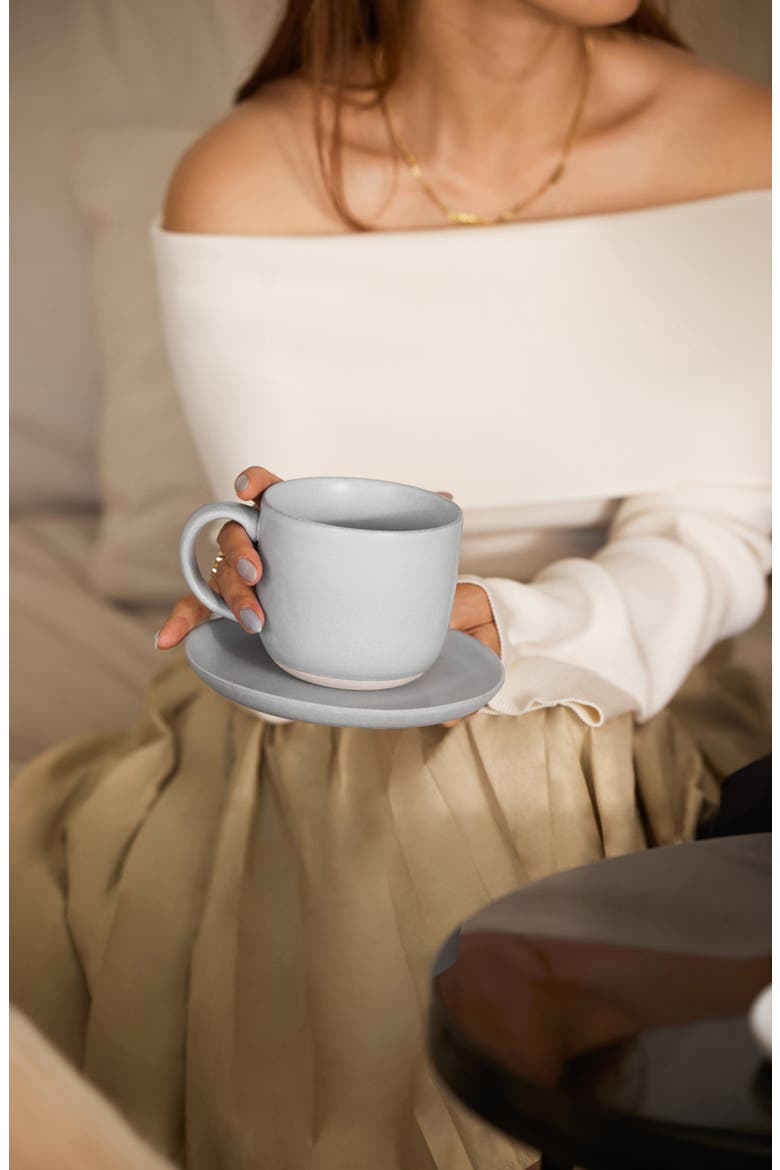 The Mugs Set of 4 Stoneware Mugs, Alternate, color, STONE BLUE