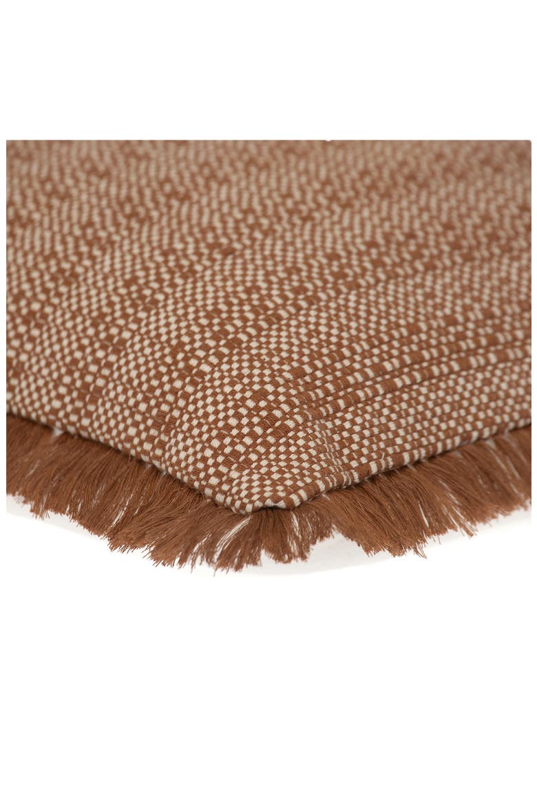 Stripe Accent Pillow, Alternate, color, BROWN