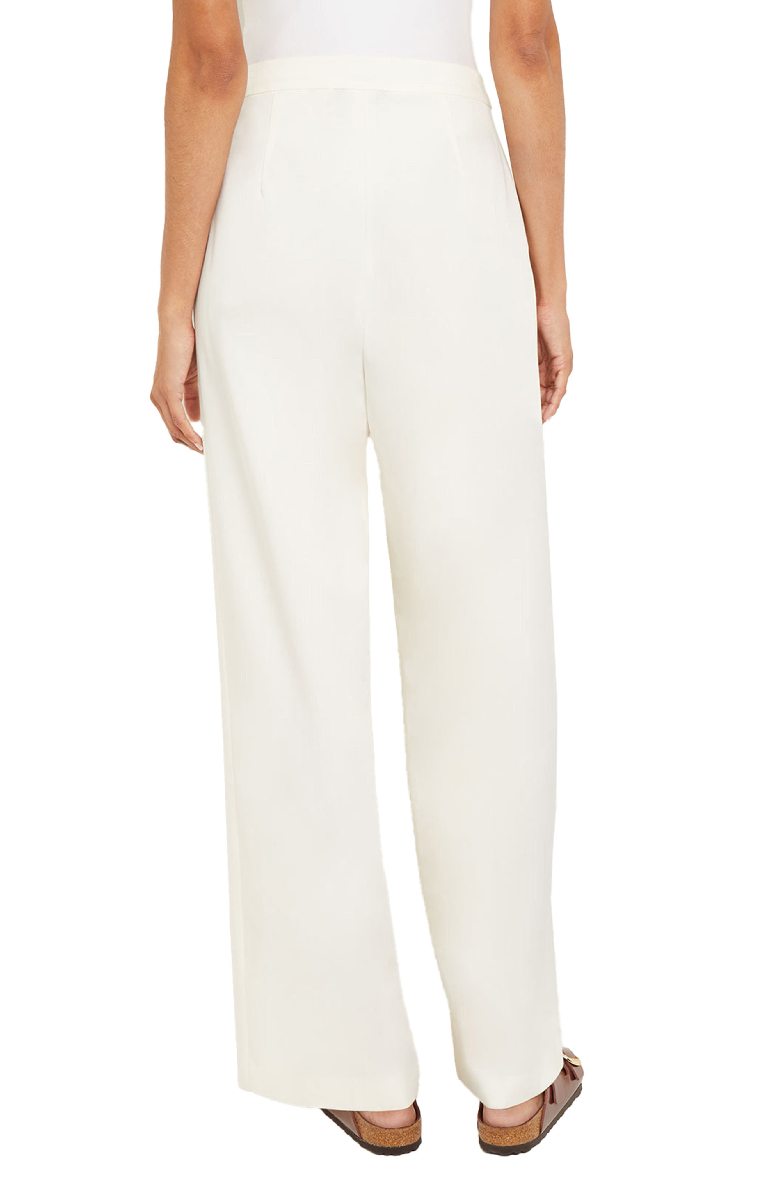 Wide Leg Twill Pants - image 2