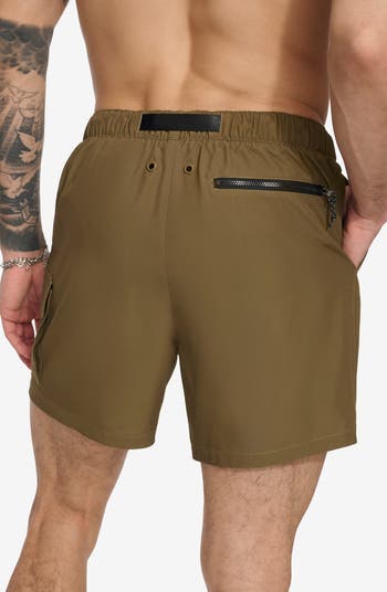 Cargo Volley Stretch Swim Trunks