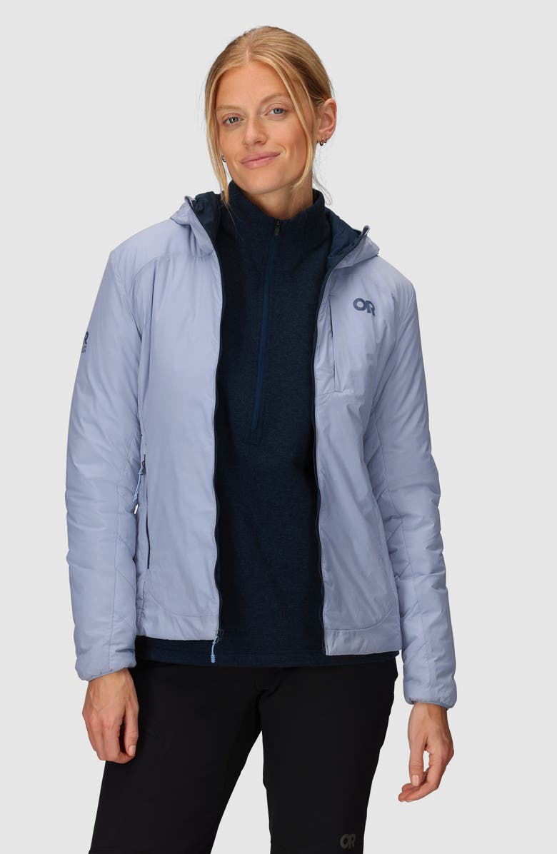 Outdoor Research Vesper Insulated Hooded Jacket, Alternate, color, Fjord