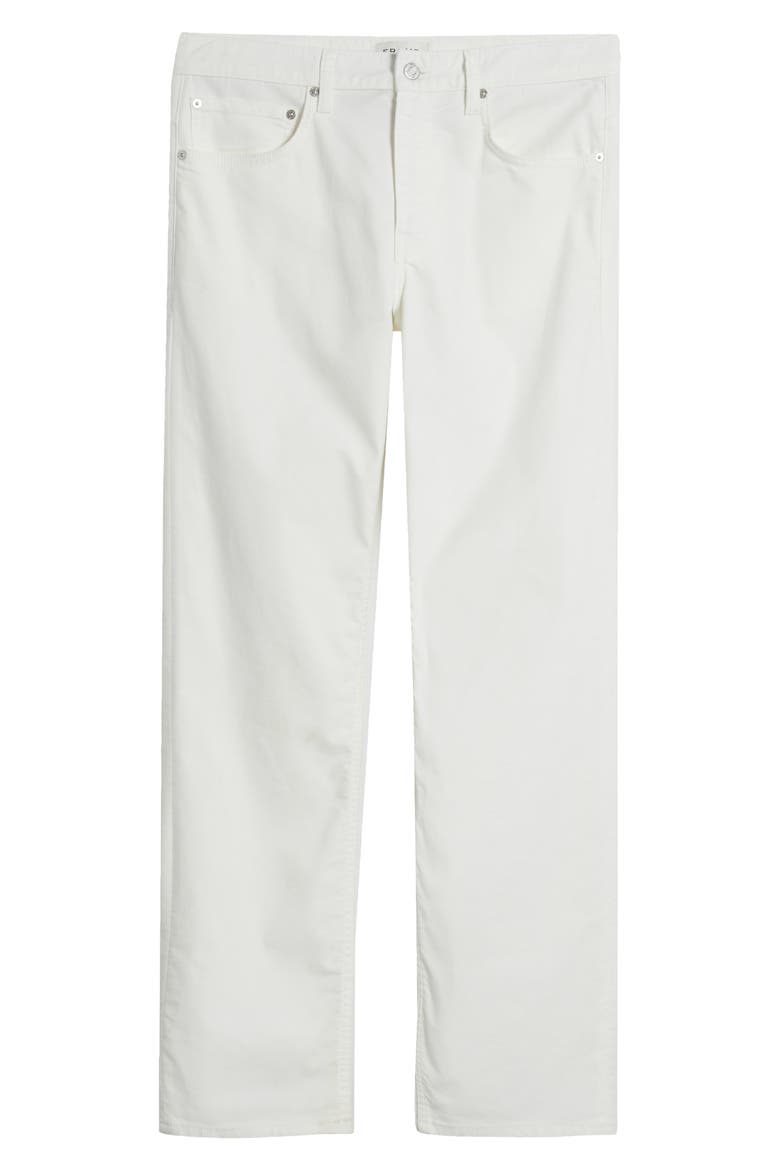 The Straight Leg Jeans, Alternate, color, OFF WHITE