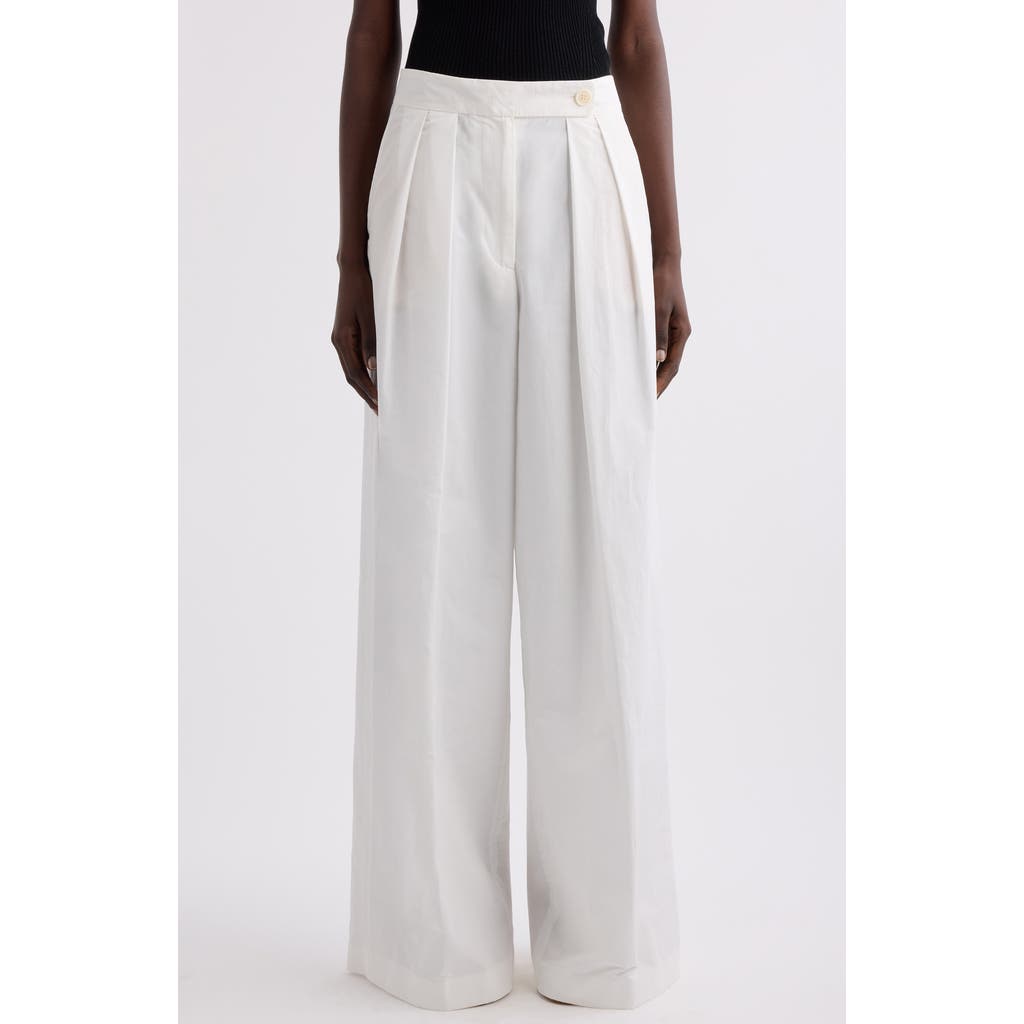 Dries Van Noten Pamplona Pleated Wide Leg Trousers