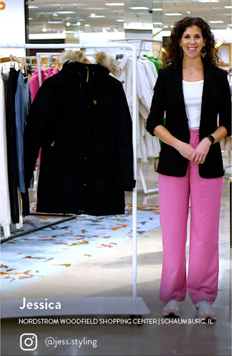 Nuuk Waterproof Parka with Removable Faux Fur Trim, sales video thumbnail