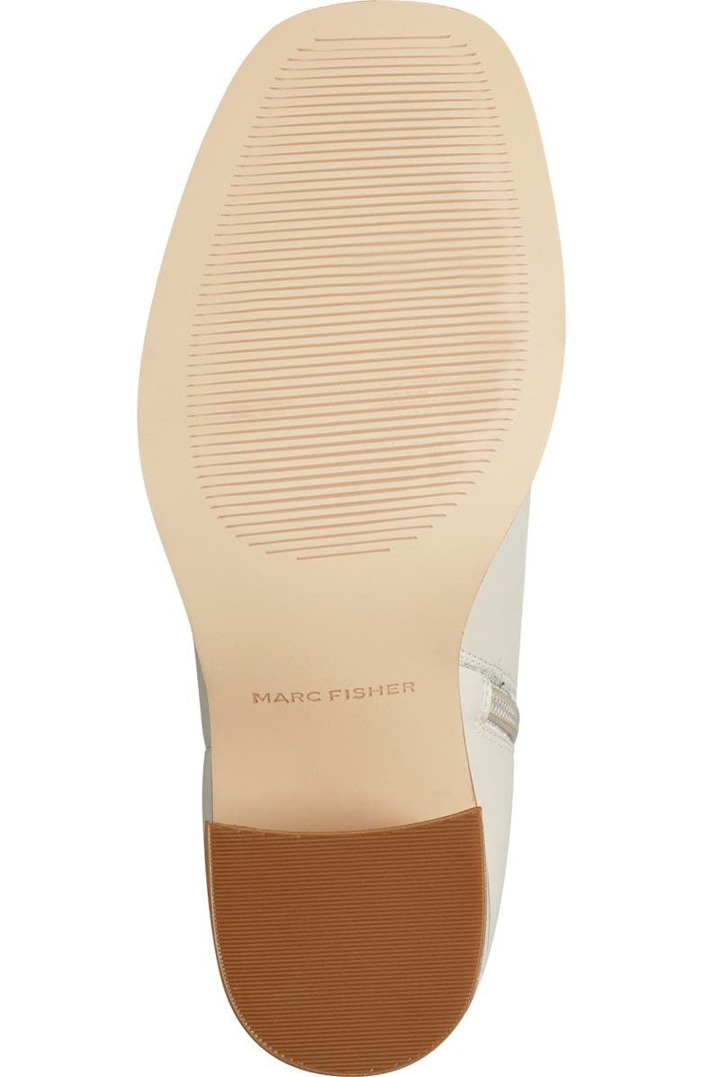 Marc Fisher Block Heel Bootie, Alternate, color, Cream