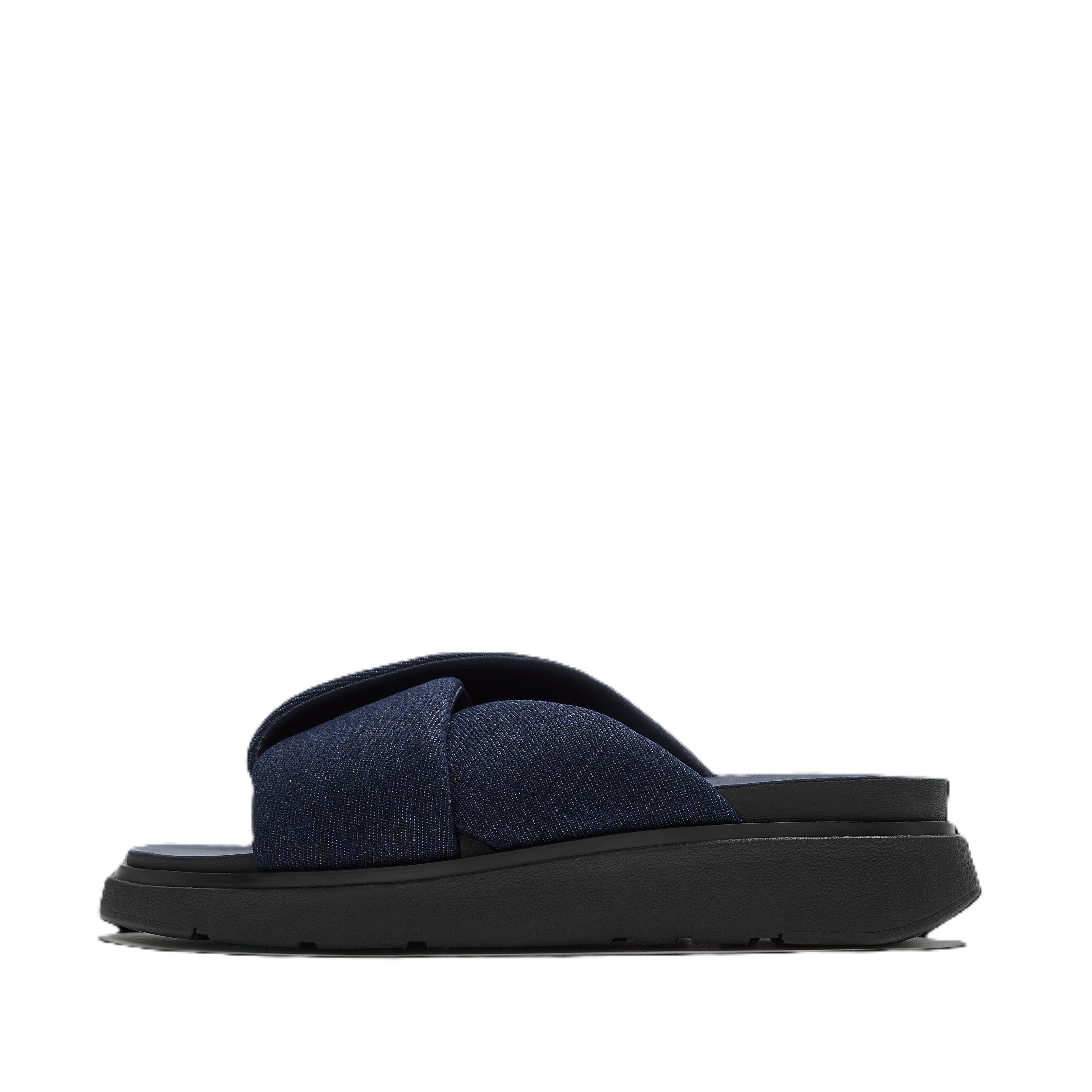 FitFlop Gen FF Folded Denim, Alternate, color, Dark Denim