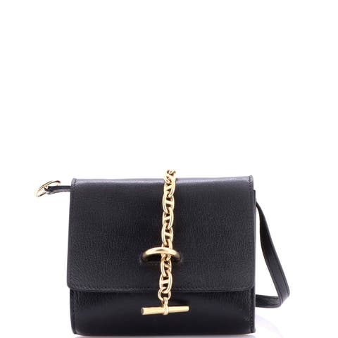 Chaine d'Ancre Compact Wallet on Strap Chevre Mysore