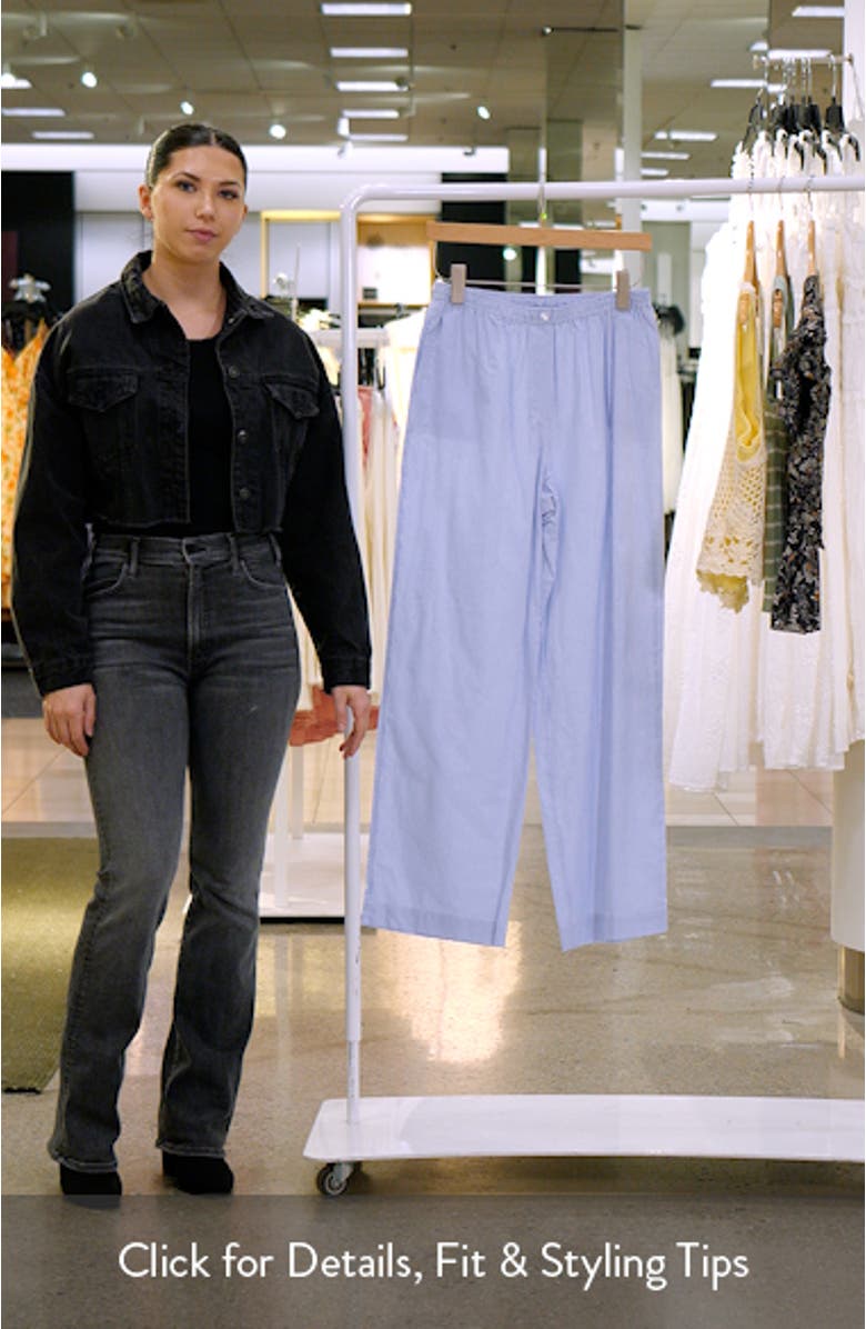 Sara Pull-On Cotton Pants, sales video thumbnail