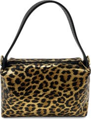 Persaman New York Aurelia Leopard Print Leather Shoulder Bag
