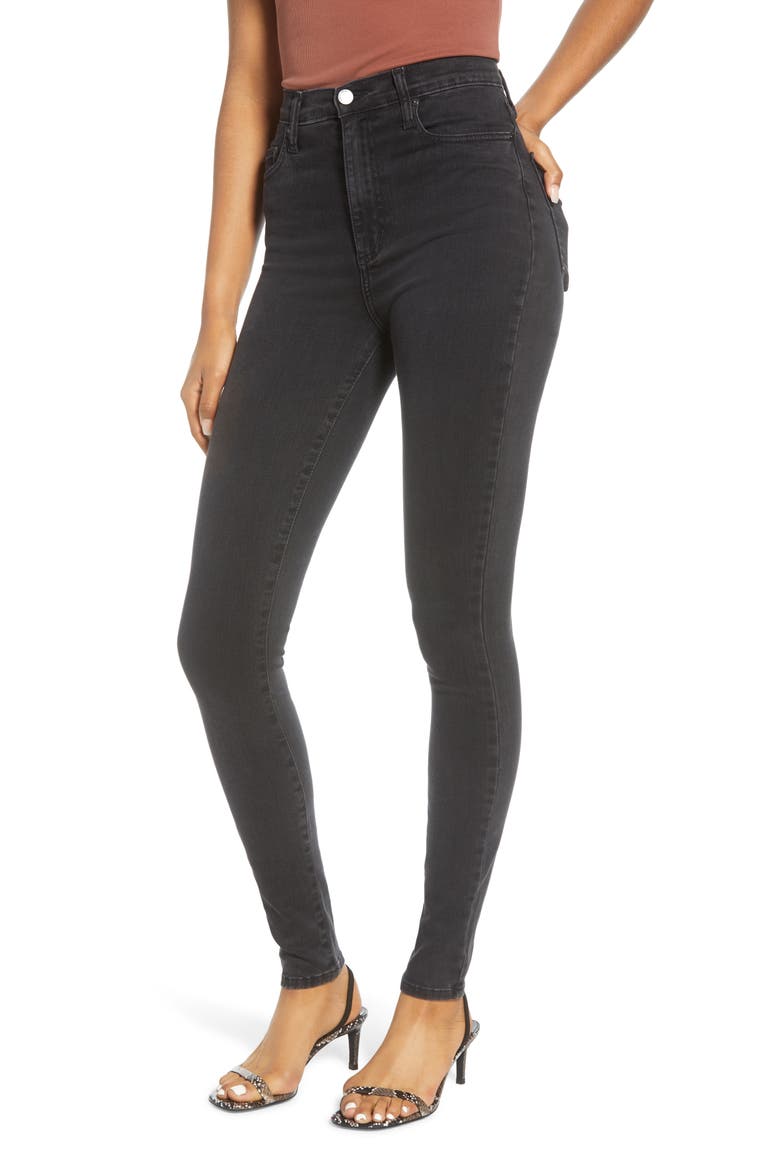 Siren High Waist Skinny Jeans, Main, color, KNOWING