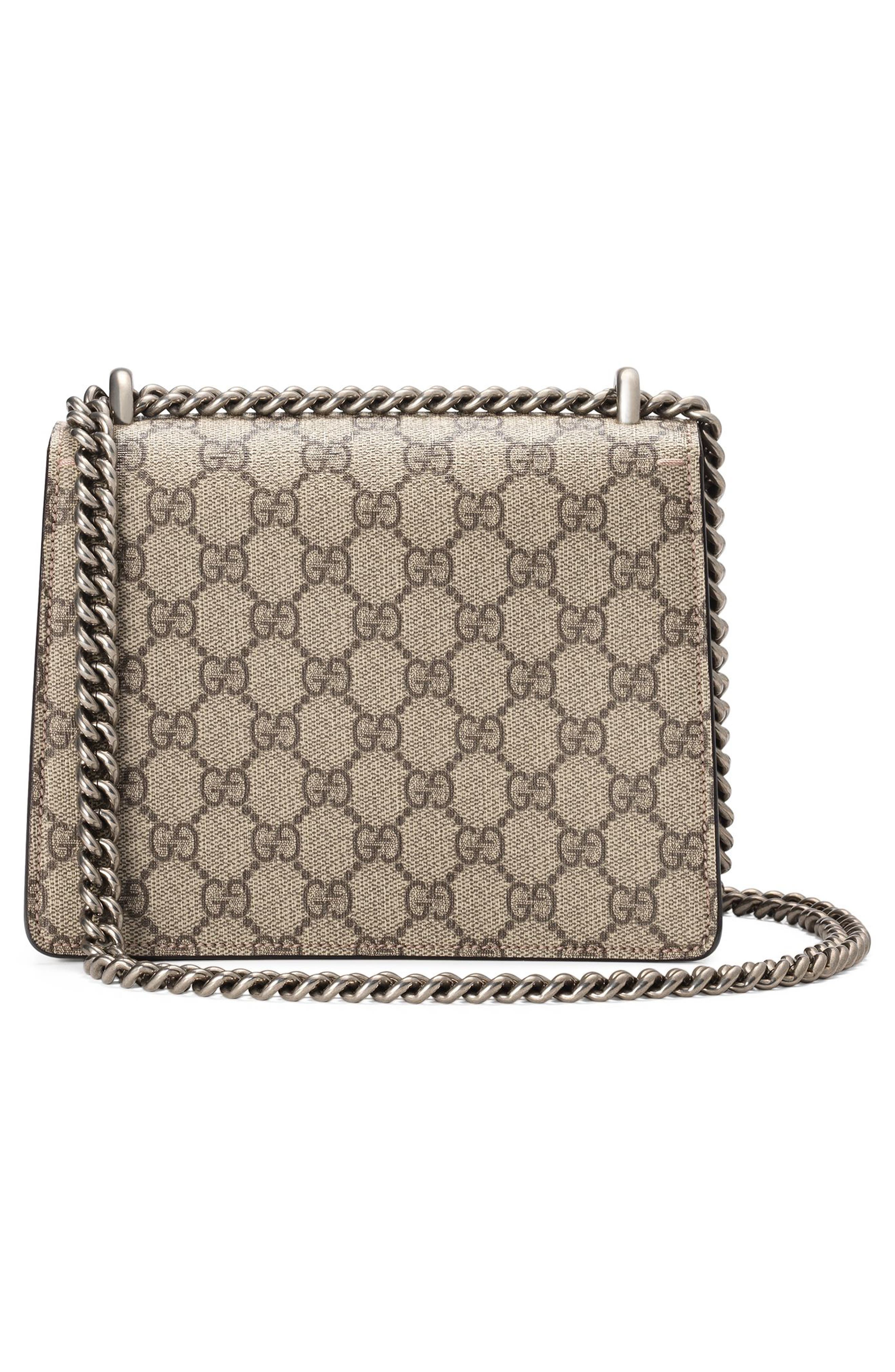 Mini GG Supreme Shoulder Bag, Alternate, color, BEIGE EBONY/ TAUPE