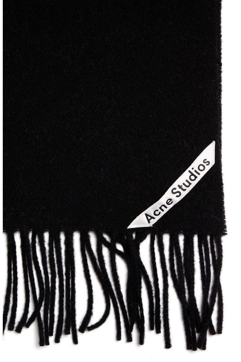 Canada Fringe Scarf, Alternate, color, BLACK