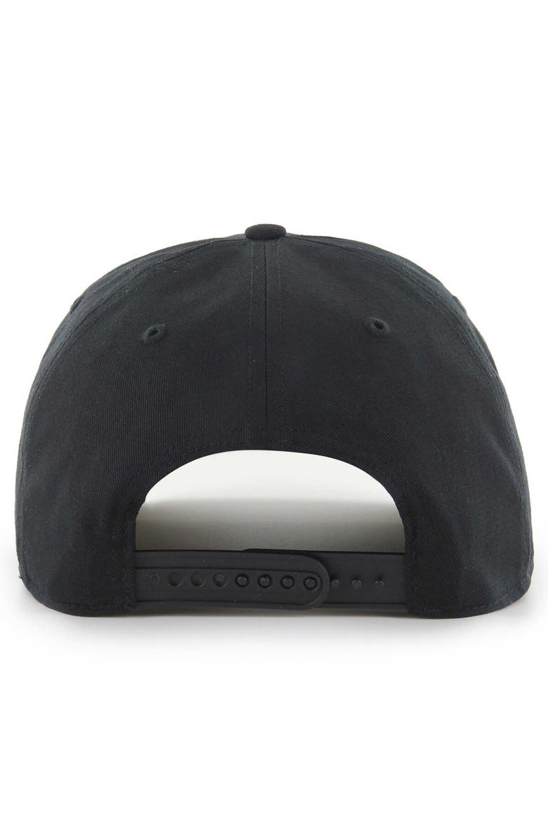 Men's '47 Black San Antonio Spurs Graphic Hitch Adjustable Hat, Alternate, color, Black