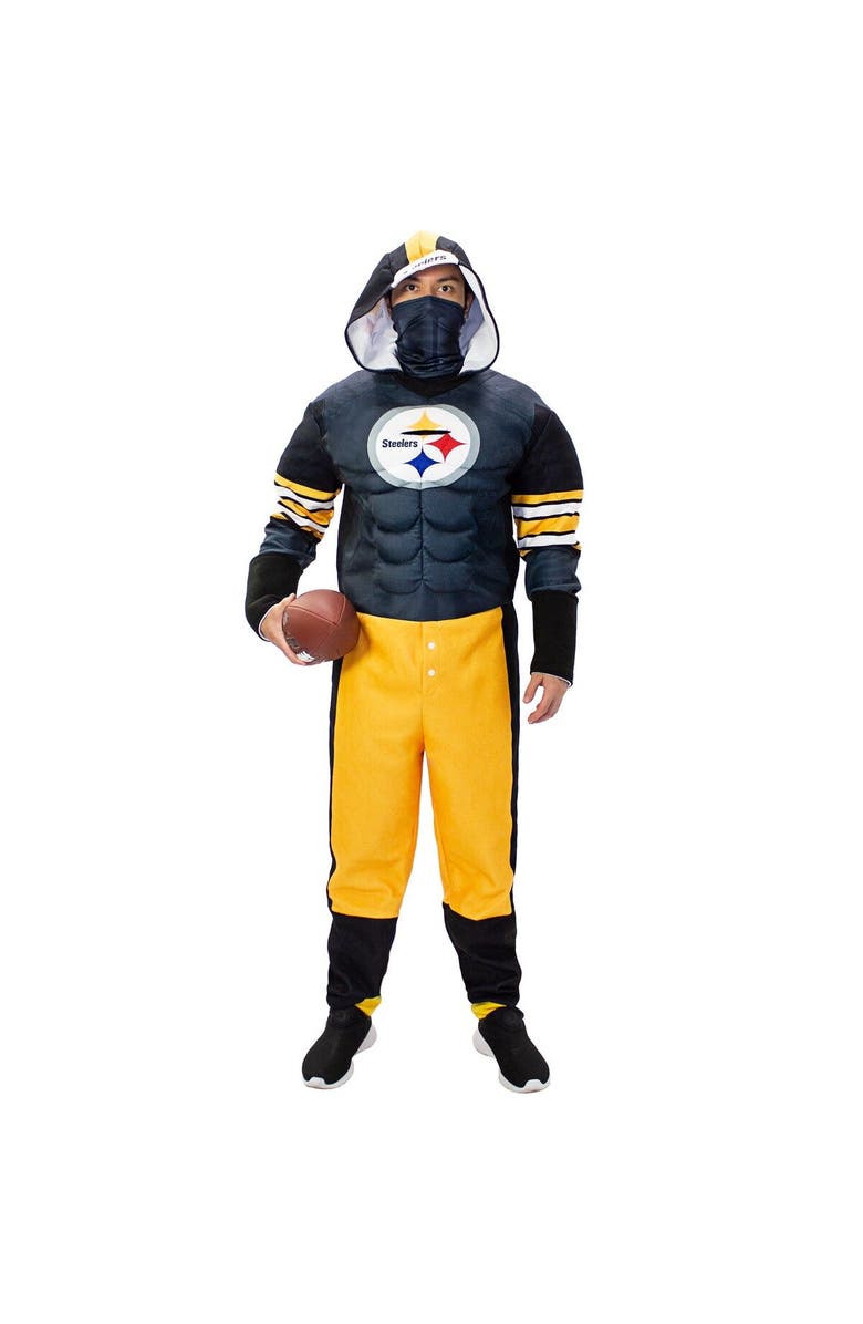 JERRY LEIGH Men's Black Pittsburgh Steelers Game Day Costume, Main, color, Black