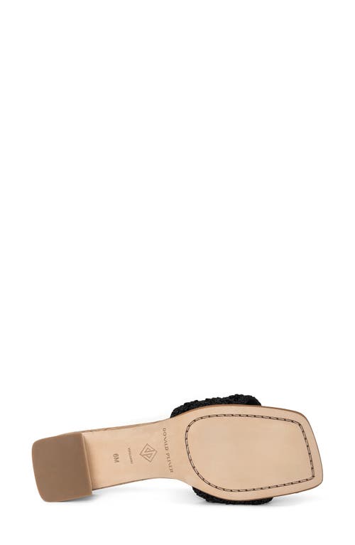 Donald Pliner Block Heel Sandal In Black
