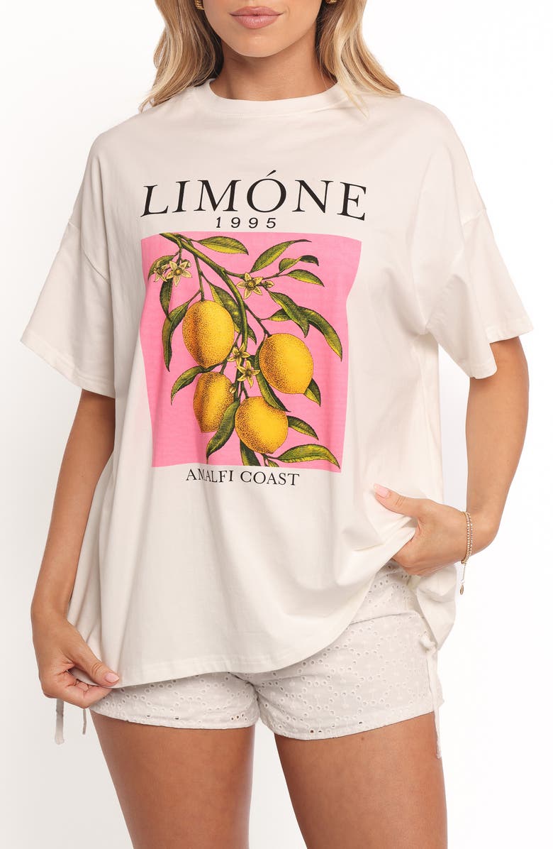 Petal & Pup Gigi Oversize Cotton Graphic T-Shirt, Main, color, 