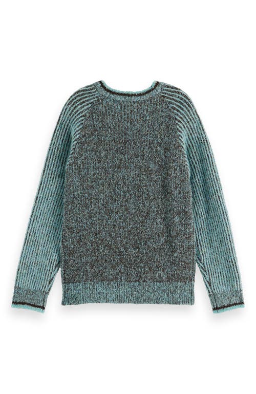 Scotch & Soda Kids' Relaxed Fit Colorblock Sweater In Multi