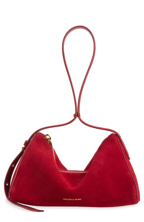 Prism Suede Shoulder Bag
