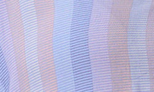 Splendid Notch Collar Pajamas In Multi Slat Stripe
