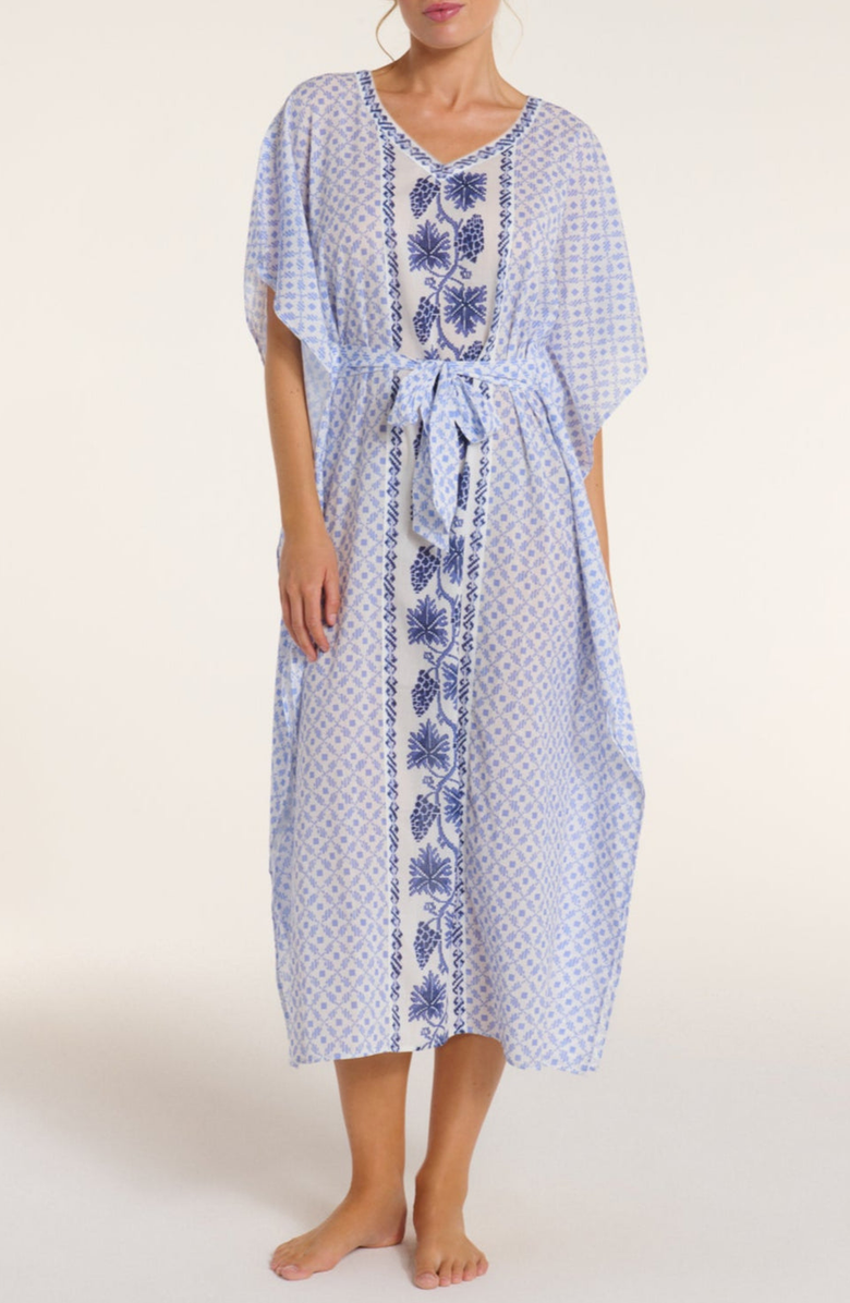 Hermoza Carrie Caftan, Main, color, Santorini Dots