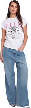 ELLE Collection Heart Eyes Graphic Tee T-Shirt