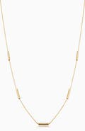 Oradina 14K Gold Vicenza Choker Necklace