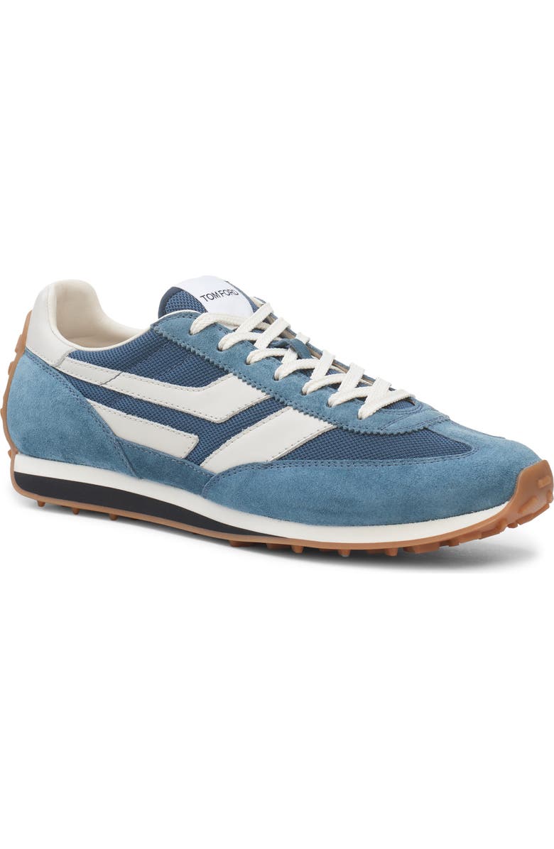 TOM FORD Mick Mixed Media Sneaker, Main, color,