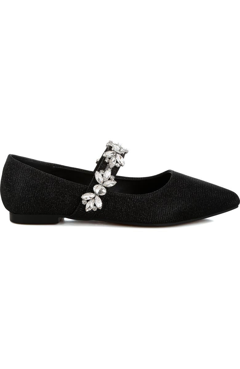 Rag & Co Flavia Water Repellent Pointed Toe Flat, Alternate, color,