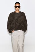 COS Brushed-Cashmere Crew-Neck Sweater