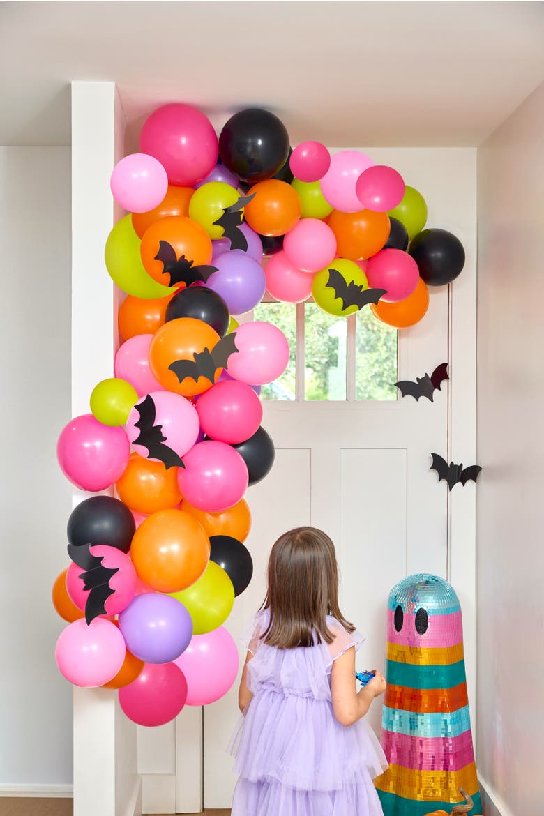 Halloween Balloon Garland, Alternate, color, Multicolor