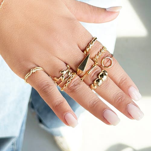 The Lovery Fine Jewelry Gold Bamboostyle Ring In Gold