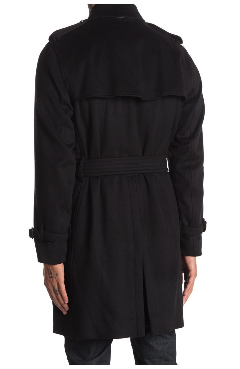 Burberry Kensington Double Breasted Belted Coat, Alternate, color, 