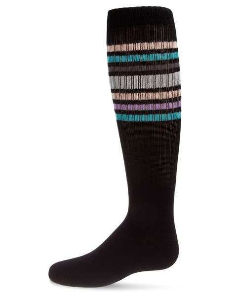 Metallic Sport Stripe Knee-High Socks (Little Kid & Big Kid)