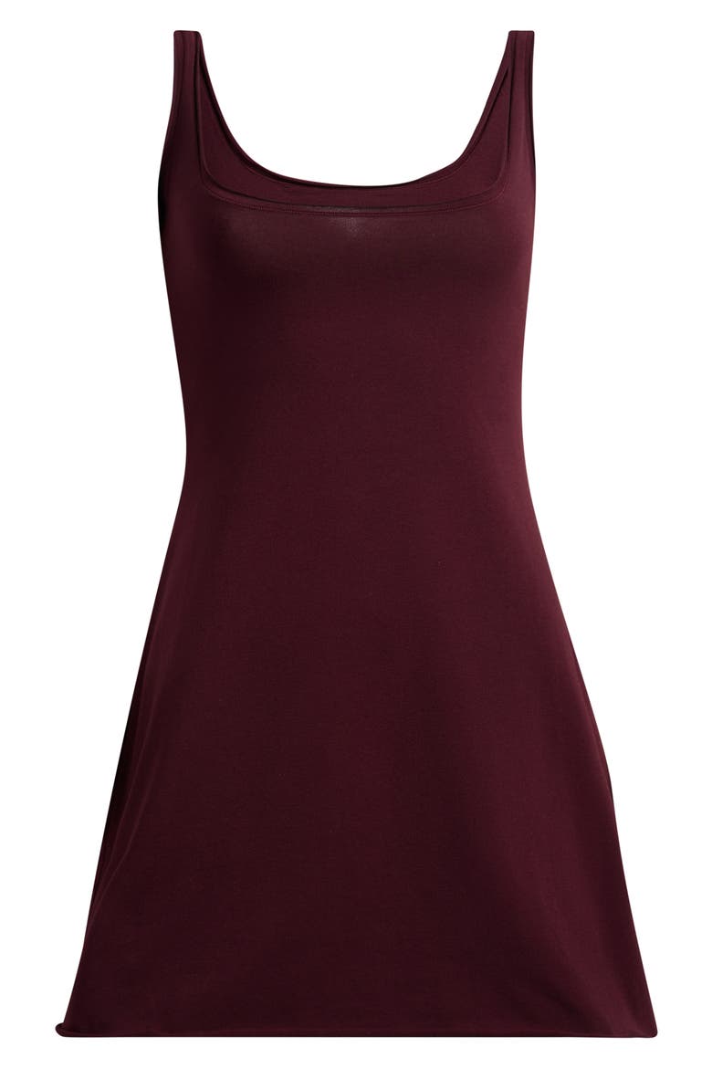 Cotton Jersey Minidress, Main, color, CURRANT