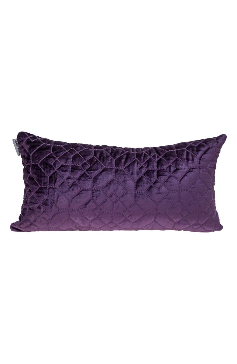 PARKLAND COLLECTION Sora Quilted Throw Pillow, Main, color, Purple