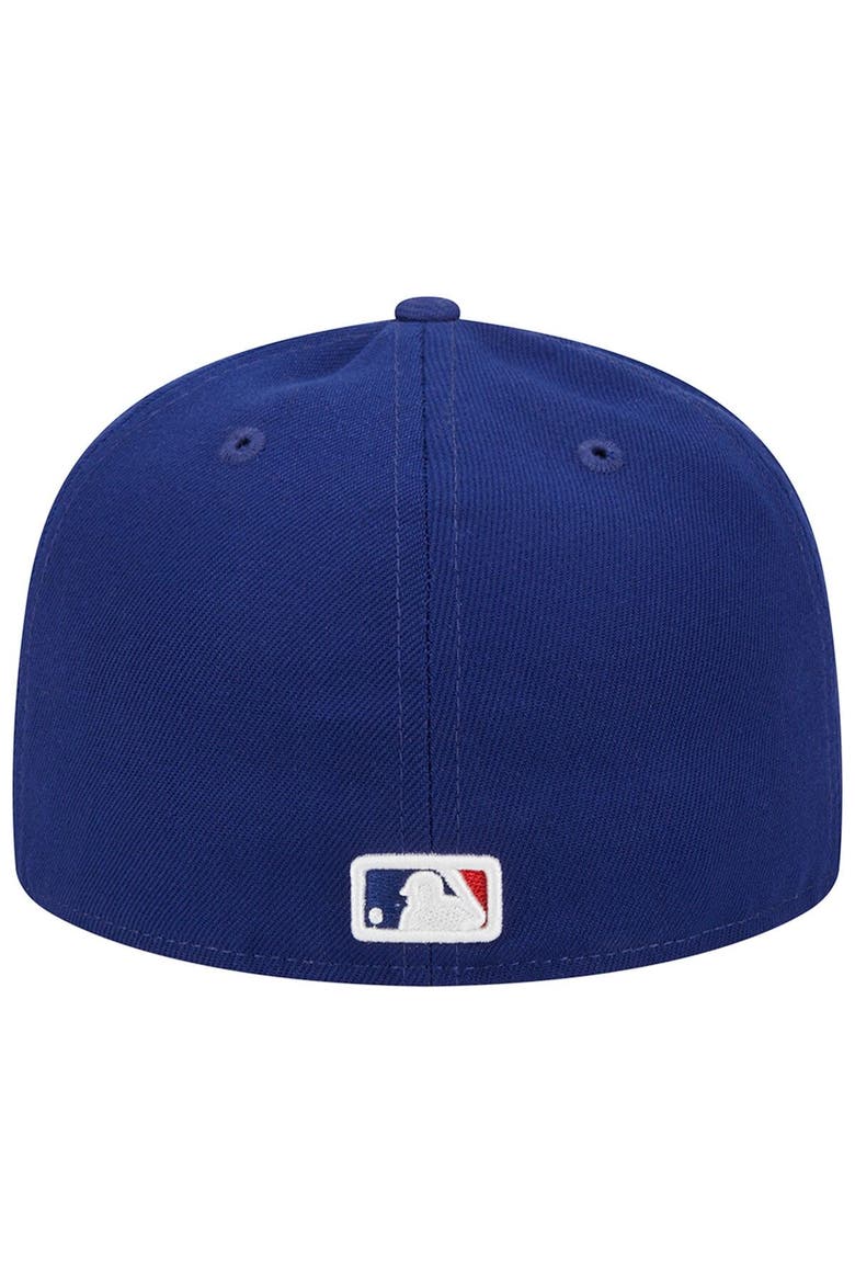 Men's New Era Royal Los Angeles Dodgers Alternate Logo 2020 World Series Team Color 59FIFTY Fitted Hat, Alternate, color, Royal