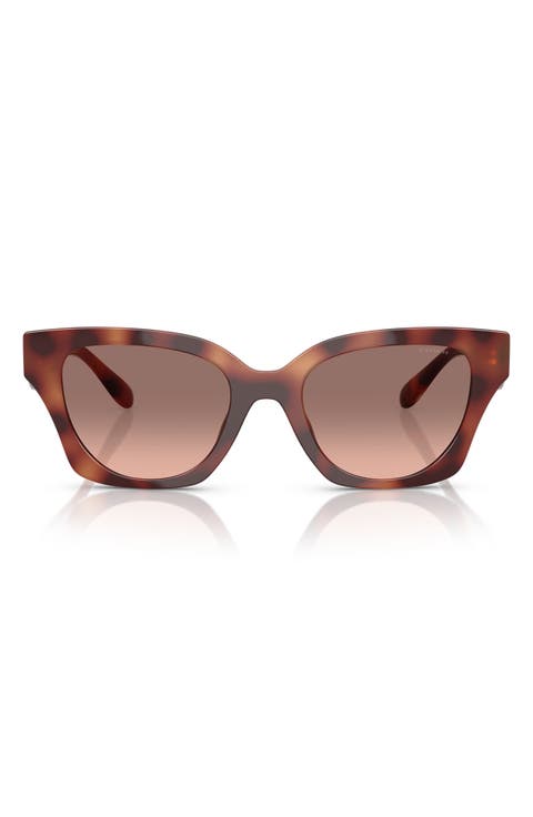 53mm Gradient Butterfly Sunglasses