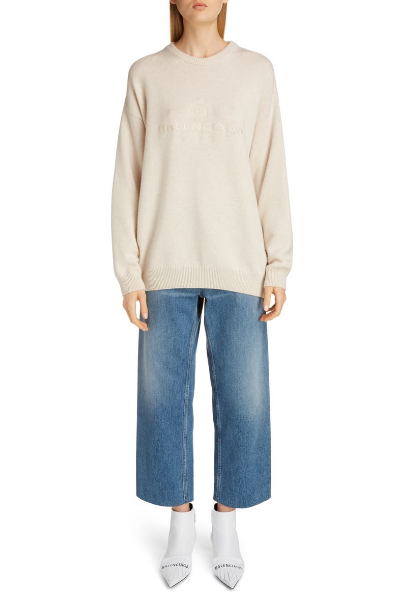 Wide Leg Crop Jeans, Alternate, color, LIGHT VINT INDIGO