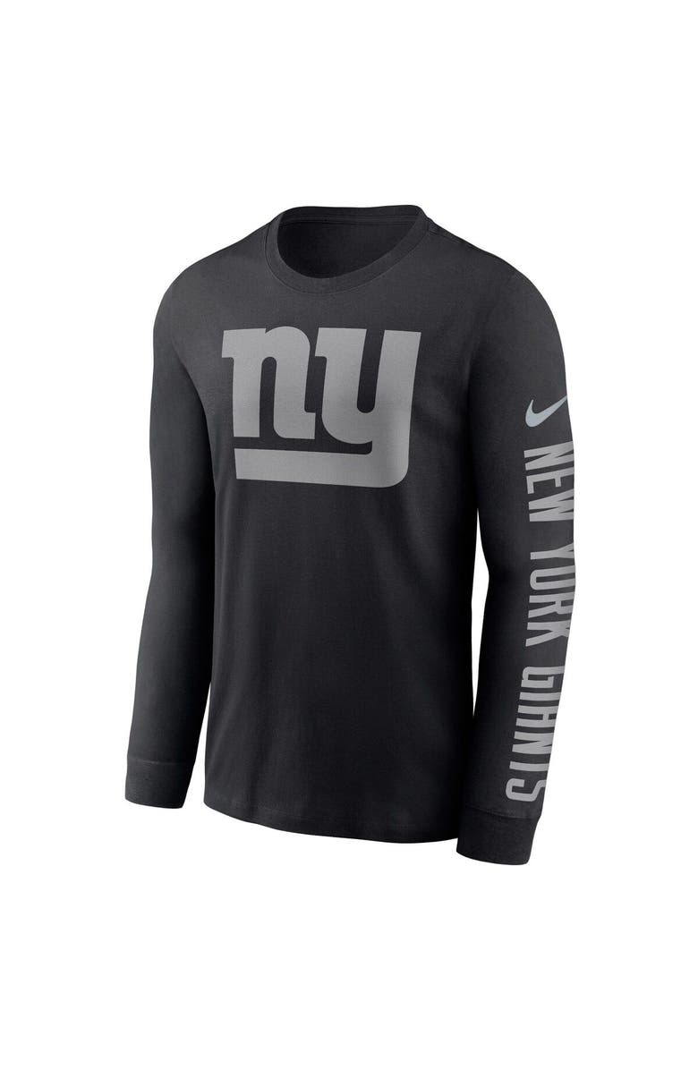 Nike Men's Nike Black New York Giants RFLCTV Name and Logo T-Shirt, Alternate, color, 